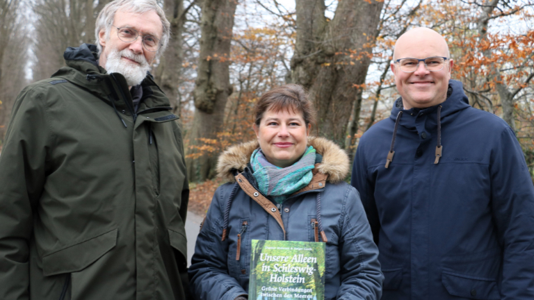 Prof. Dr. Holger Gerth, Dagmar Andresen und Umweltminister Tobias Golschmidt