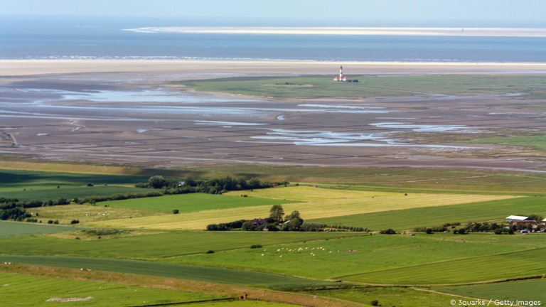 Halbinsel Eiderstedt mit Nordsee und Wattenmeer