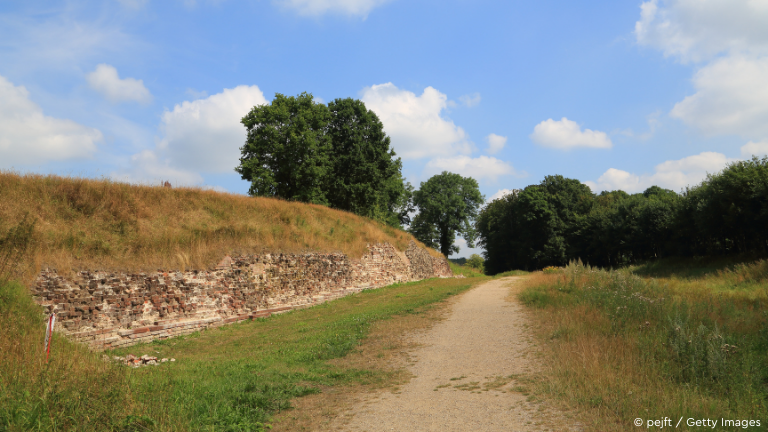 Mauerrest als Teil des Danewerks