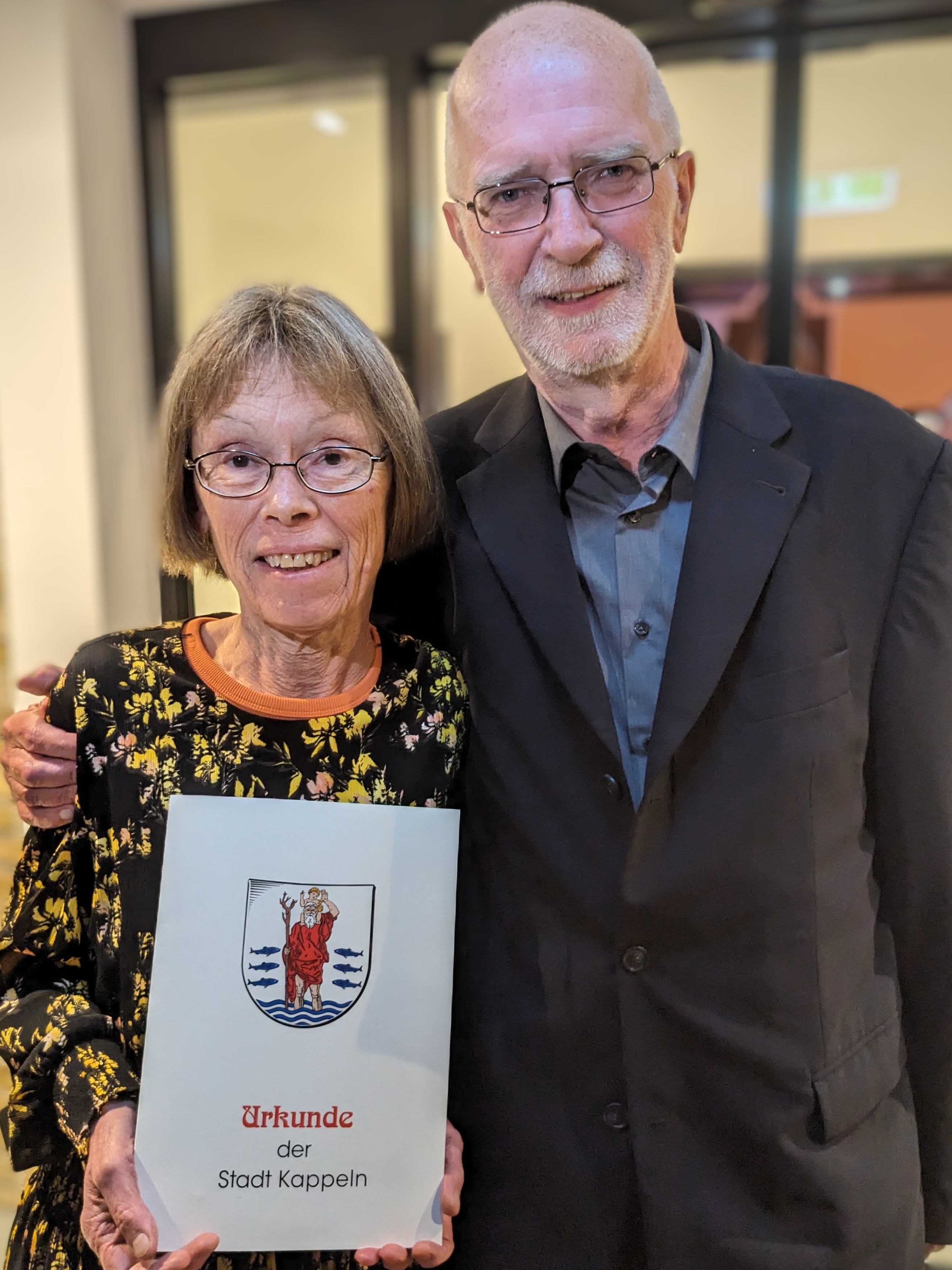 Preisträgerin Heinke Hannig und Laudator Peter Nissen