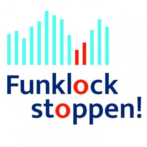 Logo "Funklock stoppen!"
